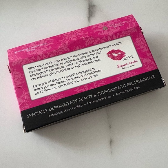 NWT elegant lashes Human hair black - Picture 5 of 5